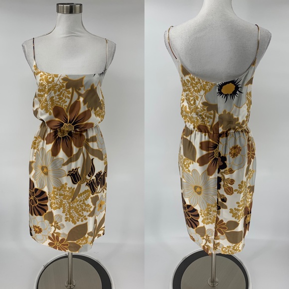 J. Crew Dresses & Skirts - J.crew Silk Sheath Dress floral Size 4